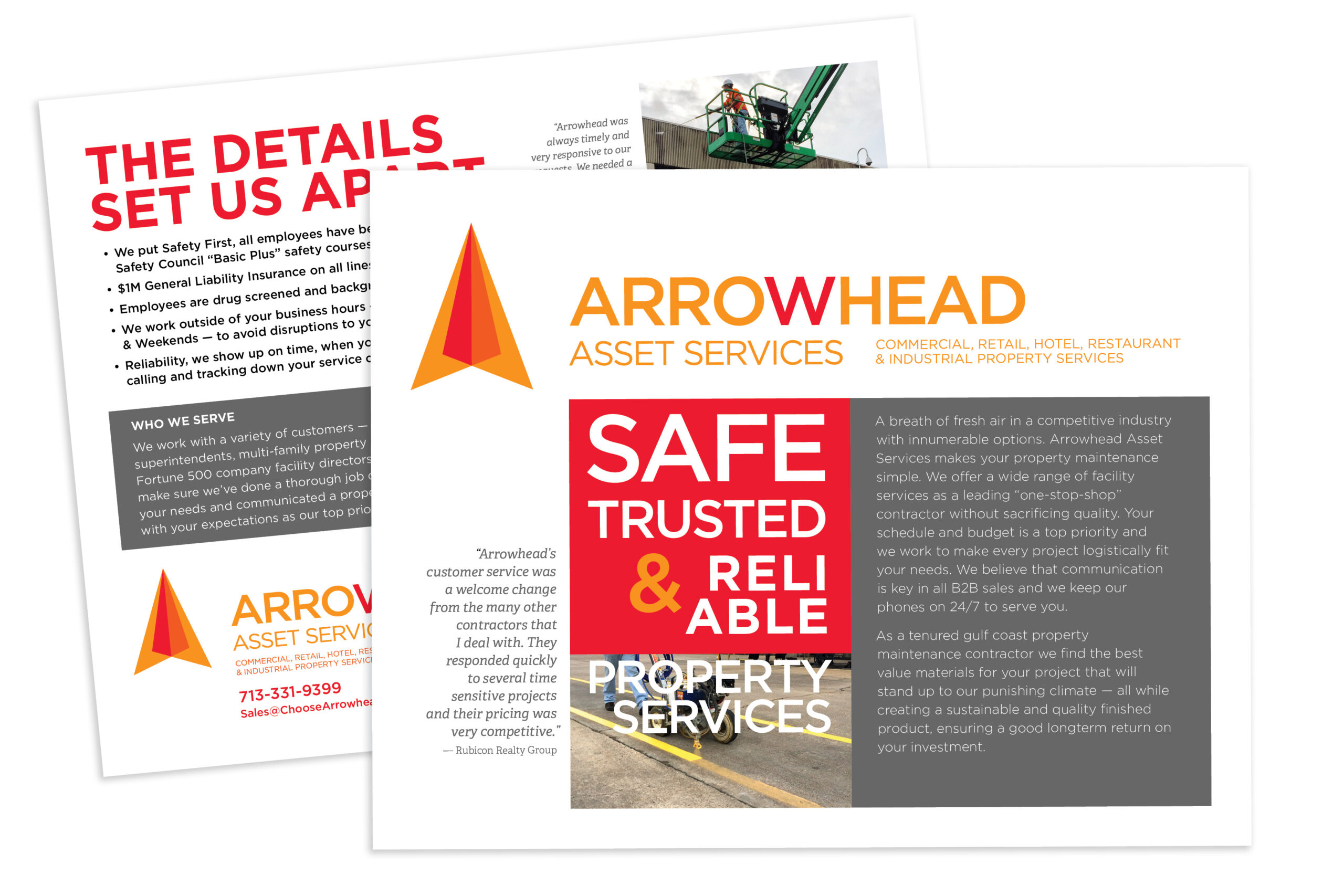 arrowhead asset services collateral