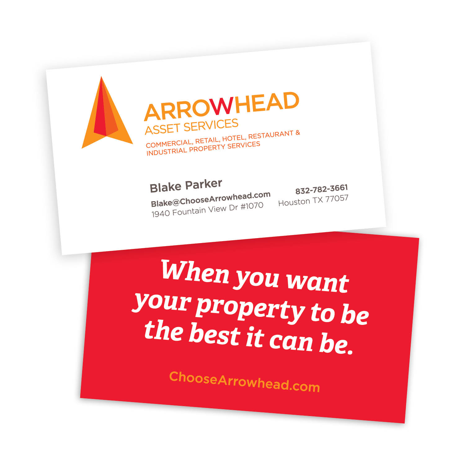 arrowhead asset services business cards