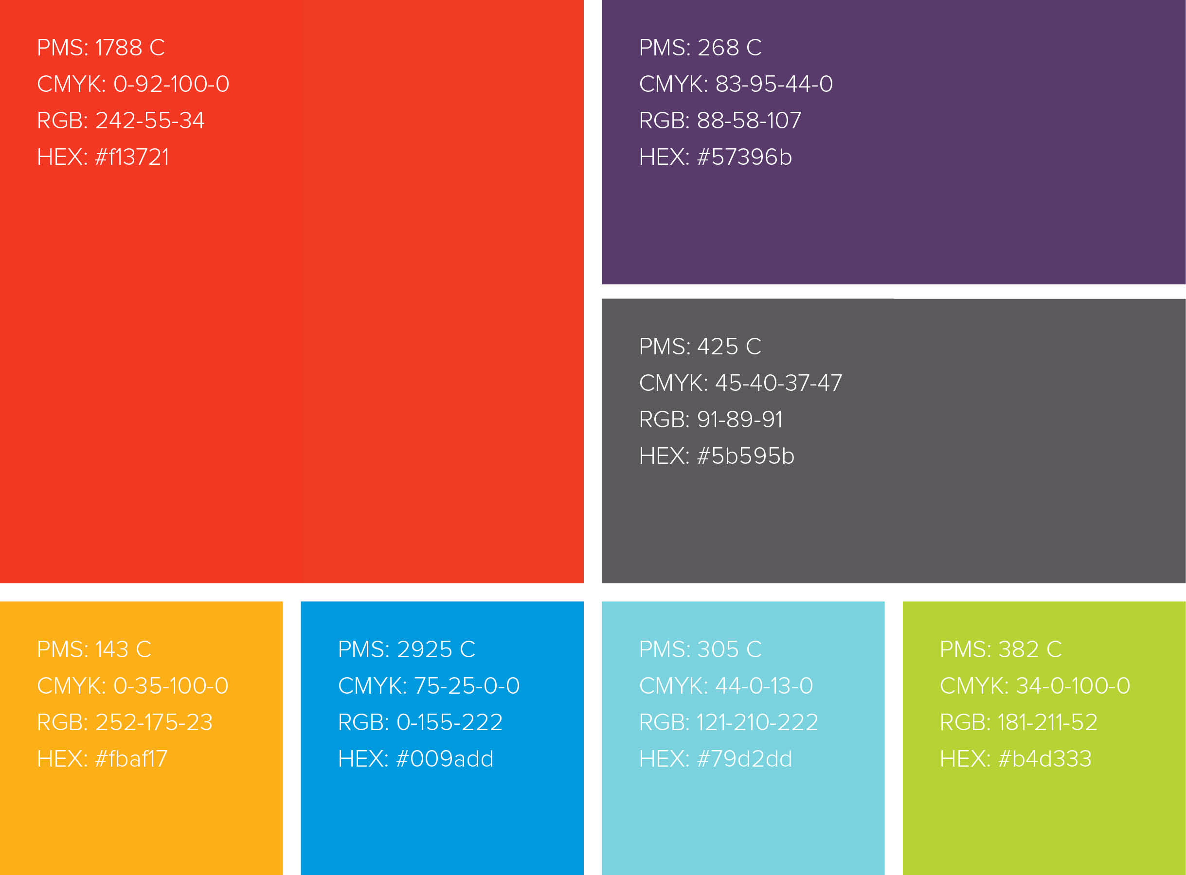 DC BLOX color palette