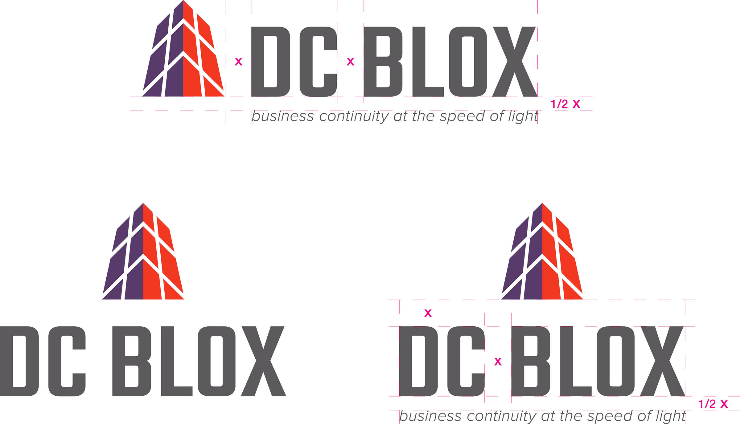 DC BLOX logo and branding