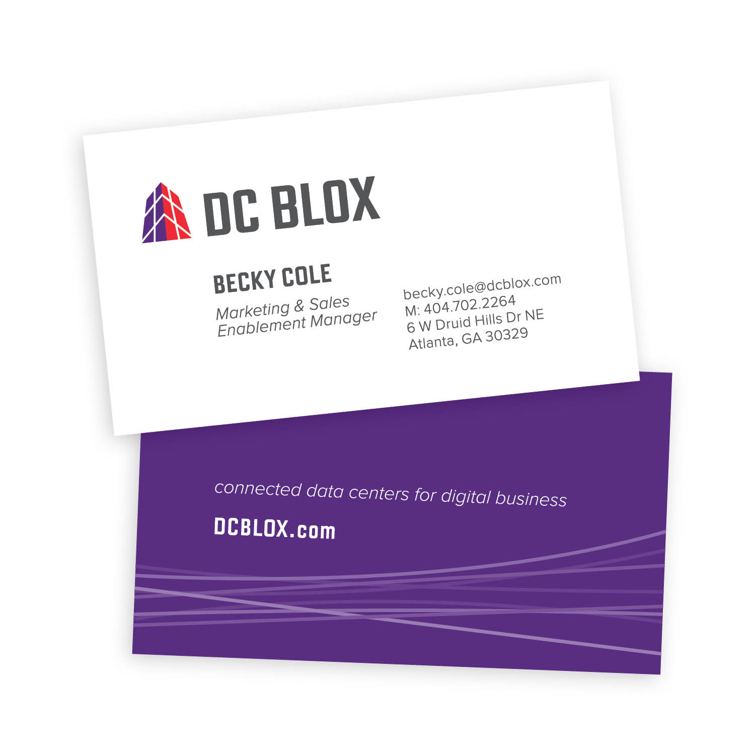 DC BLOX business cards