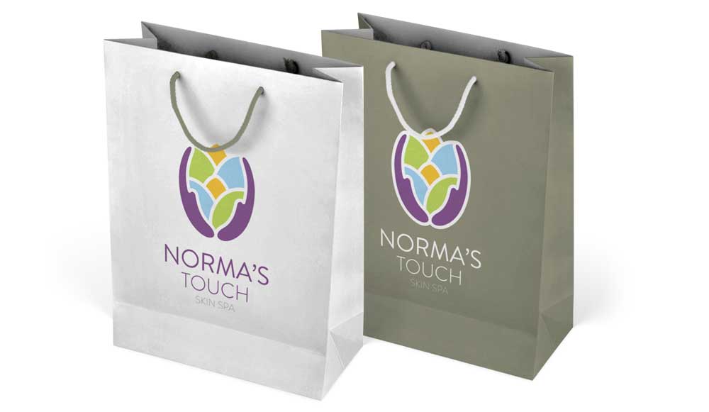 Norma's Touch packaging